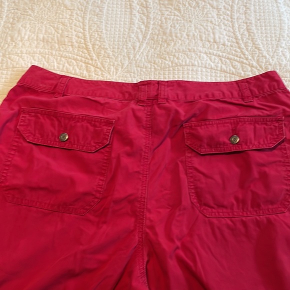 London Jean Chino Capris. Red. Size 14 - Picture 9 of 12